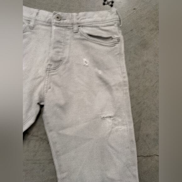 H&M &Cotton Distressed Slim Low Waist Jeans, 28/32 - Picture 7 of 13
